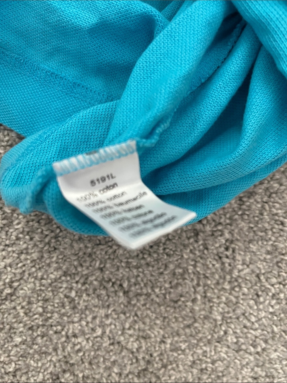 Lacoste Women’s Long Sleeve Polo in Bright Turquoise 36 S - Picture 3 of 3